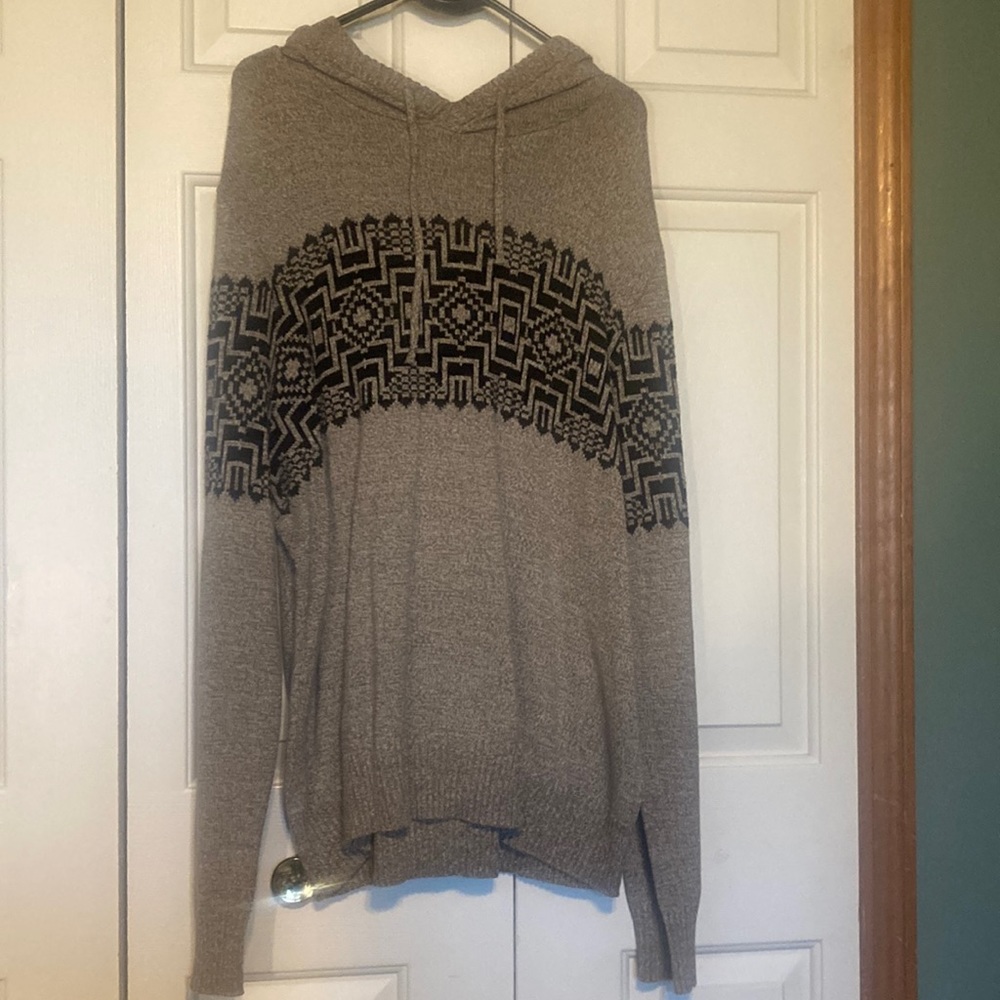 Men’s Urban Pipeline Knit Hoodie, Size XL
